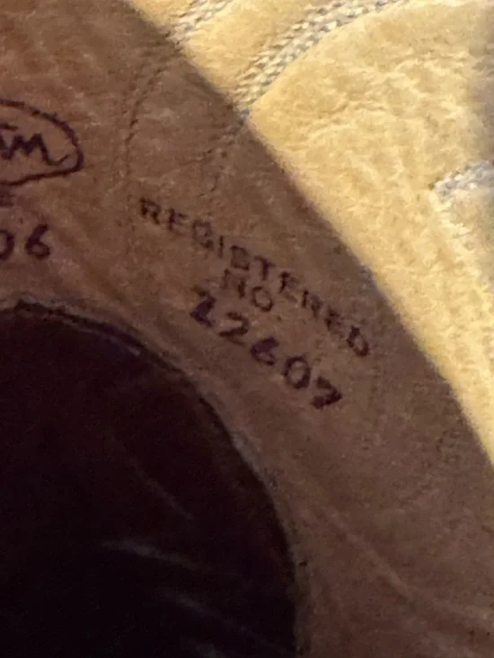 Men’s Justin Leather Cowboy Boots, Size 16D, Made in USA, Western, Vintage Tan - Picture 16 of 16